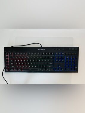 Corsair K55 RGB Gaming Keyboard - 6 Programmable Macro Keys - Wired USB